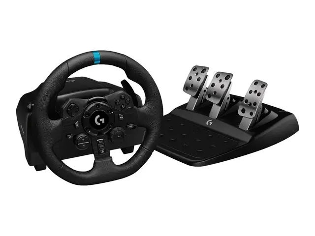 Logitech G923 - Hjul- og pedalsett - kablet - svart - for PC, Sony...