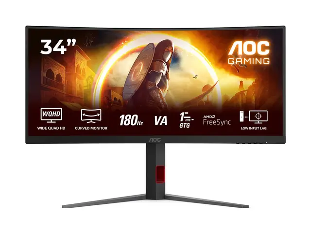 AOC Gaming CU34G4 - LED-skjerm gaming kurvet 34" 3440 x 1440 UWQHD...