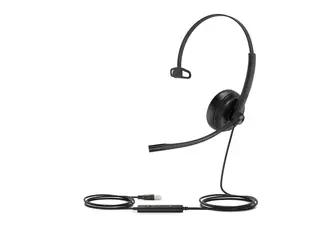 Yealink UH34 Mono - Hodesett - on-ear kablet - USB - svart - UC-sertifisert