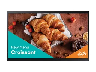 Samsung QB24C - 24&quot; Diagonalklasse (23.8&quot; synlig) QBC Series LED-bakgrunnsbelyst LCD-skjerm - intelligent skilting - Tizen OS - 1080p 1920 x 1080