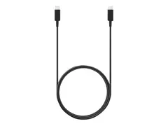 Samsung EP-DX510 - USB-kabel - USB-C (hann) til USB-C (hann) USB 2.0 - 5 A - 1.8 m - svart