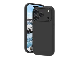 dbramante1928 Monaco - Baksidedeksel for mobiltelefon MagSafe-samsvar - silikon, plastikk - nattsvart - for Apple iPhone 17 Pro