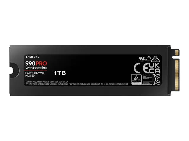 Samsung 990 PRO MZ-V9P1T0GW - SSD kryptert 1 TB intern M.2 2280 PC...