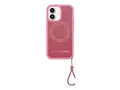OtterBox Sole Series - Baksidedeksel for mobiltelefon MagSafe-samsvar - hard-wearing fabric - Xtra Hot (rosa) - for Apple iPhone 17