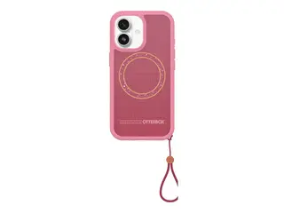 OtterBox Sole Series - Baksidedeksel for mobiltelefon MagSafe-samsvar - holdbart stoff - Xtra Hot (rosa) - for Apple iPhone 17