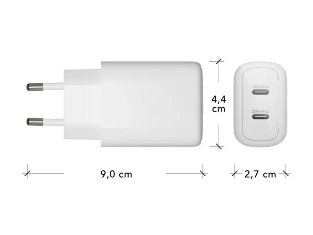 dbramante1928 re-charge - Strømadapter - 25 watt - 2 utgangskontak...