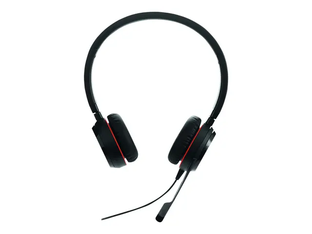 Jabra Evolve 30 II UC stereo - Hodesett on-ear kablet USB-C, USB-A...