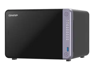 QNAP TS-632X-4G - NAS-server - 6 brønner SATA 6Gb/s - RAID 0, 1, 5, 6, 10, 50, JBOD, 60 - RAM 4 GB - Gigabit Ethernet / 2.5 Gigabit Ethernet / 10 Gigabit Ethernet - iSCSI støtte