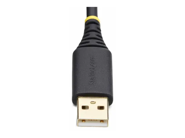 StarTech.com 1ft/30cm USB to Null Modem Serial Adapter Cable, FTDI...