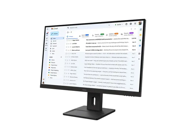 Lenovo ThinkVision E27-40 - LED-skjerm 27" - 1920 x 1080 Full HD (1080p) - IPS - 300 cd/m² - 1500:1 - 4 ms - HDMI, VGA, DisplayPort - høyttalere - ravnsort 