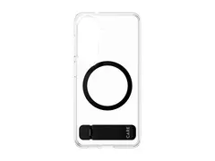 CARE by PanzerGlass Urban Explorer - Baksidedeksel for mobiltelefon with kickstand, Qi compatible - termoplast-polyuretan (TPU), polykarbonat (PC), magnet - gjennomsiktig, svart - for Samsung Galaxy S26