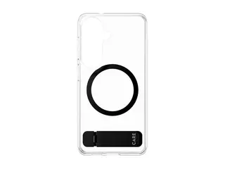 CARE by PanzerGlass Urban Explorer Baksidedeksel for mobiltelefon - with kickstand, Qi compatible - termoplast-polyuretan (TPU), polykarbonat (PC), magnet - gjennomsiktig, svart - for Samsung Galaxy S26