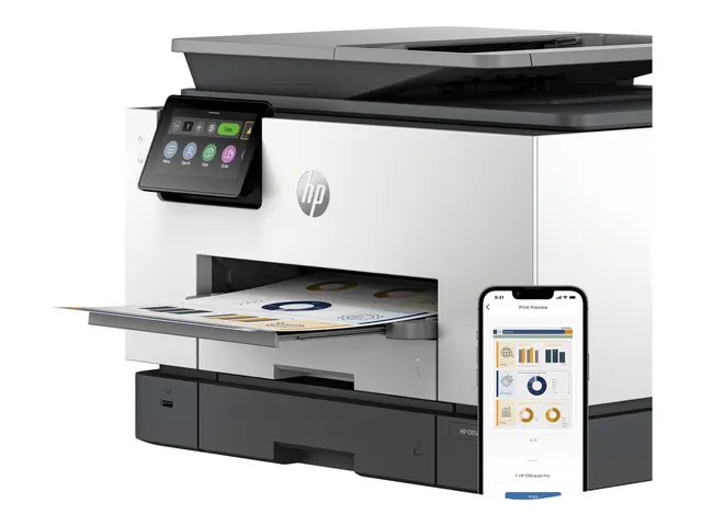 HP Officejet Pro 9130b All-in-One - Multifunksjonsskriver farge in...