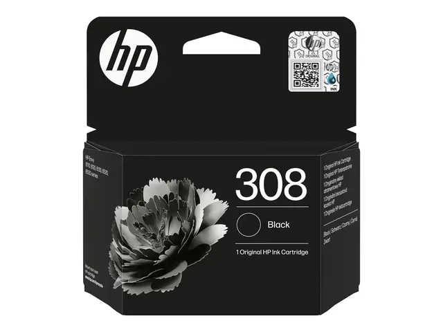 HP 308 - Svart - original - blister - blekkpatron - for ENVY 6110e...
