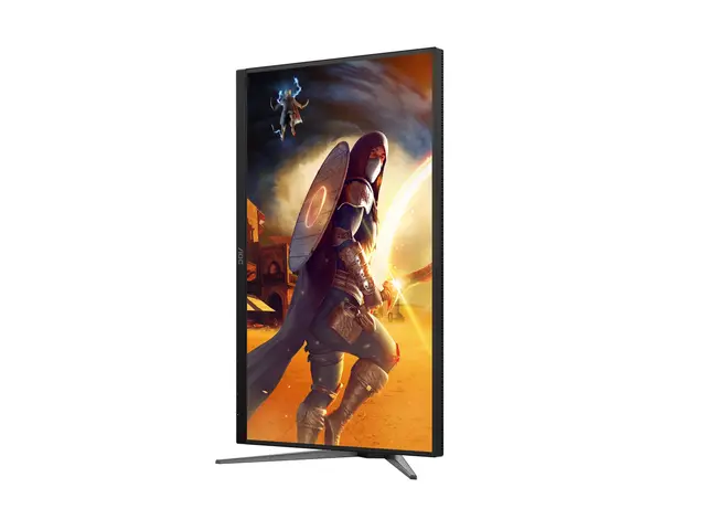 AOC Gaming U27G4XM - LED-skjerm gaming - 27" - 3840 x 2160 4K UHD (2160p) @ 160 Hz - Fast IPS - 1000 cd/m² - 1000:1 - DisplayHDR 1000 - 1 ms - 2xHDMI, DisplayPort - svart, rød 