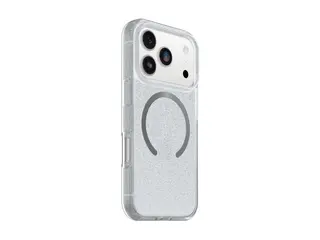 OtterBox React Series - Baksidedeksel for mobiltelefon MagSafe-samsvar - plastikk - stjernestøv (klart glitter) - for Apple iPhone 17 Pro
