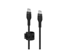 Belkin BoostCharge - USB-kabel - USB-C (hann) til USB-C (hann) 3 m - svart