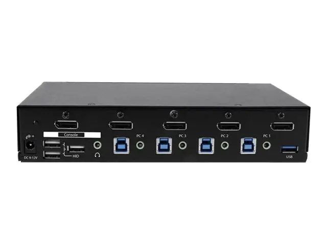 StarTech.com 4 Port DisplayPort KVM Switch - DP KVM Switch with Au...