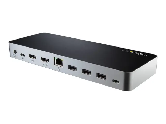 StarTech.com Dual Monitor USB C Docking Station with 60W Power Del...