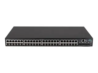 HPE FlexNetwork 5140 48G 4SFP+ EI - Switch L3 - smart - 48 x 10/100/1000 + 4 x 10 Gigabit Ethernet / 1 Gigabit Ethernet SFP+ - rackmonterbar