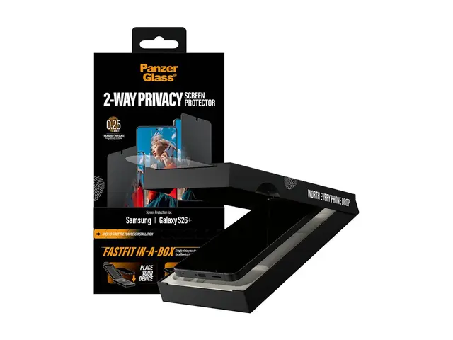 PanzerGlass - Skjermbeskyttelse for mobiltelefon ultra-bred passfo...