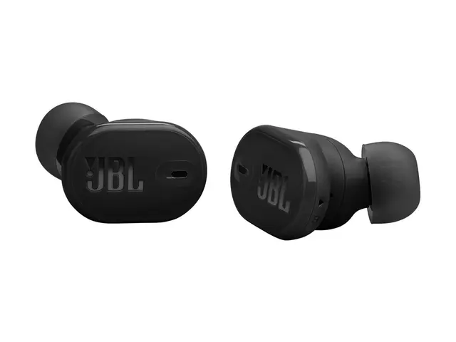 JBL TUNE Buds 2 - True wireless-hodetelefoner med mikrofon i øret - Bluetooth - aktiv støydemping - svart 