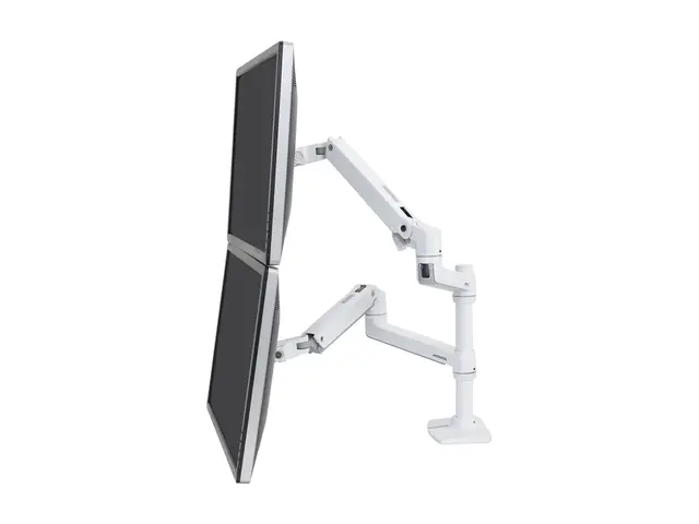 Ergotron LX - Monteringssett justerbar arm for 2 LCD-skjermer alum...