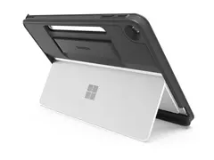 Kensington BlackBelt EQ - Baksidedeksel for nettbrett robust - polykarbonat, ABS-plast, termoplastisk elastomer (TPE) - svart - for Microsoft Surface Pro