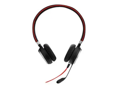 Jabra Evolve 40 UC stereo - Hodesett - on-ear - kablet - 3,5 mm jakk