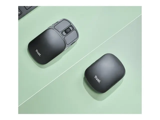 Trust Zylo - Mus foldable, pocket høyrehendt optisk 6 knapper tråd...