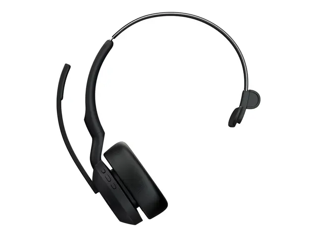 Jabra Evolve2 55 MS Mono - hodesett med ladestativ