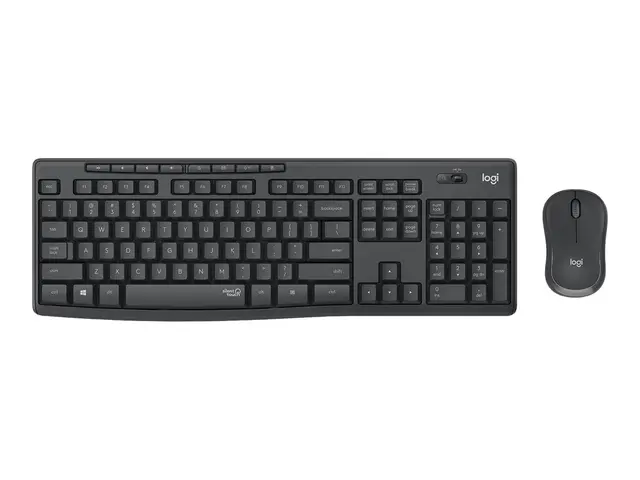 Logitech MK295 Silent - Tastatur- og mussett - trådløs - 2.4 GHz -...
