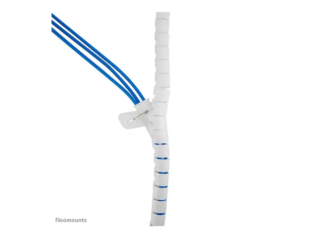 Neomounts - Kabelstyringsmuffe for 1-5 cables, universal hvit 2 m