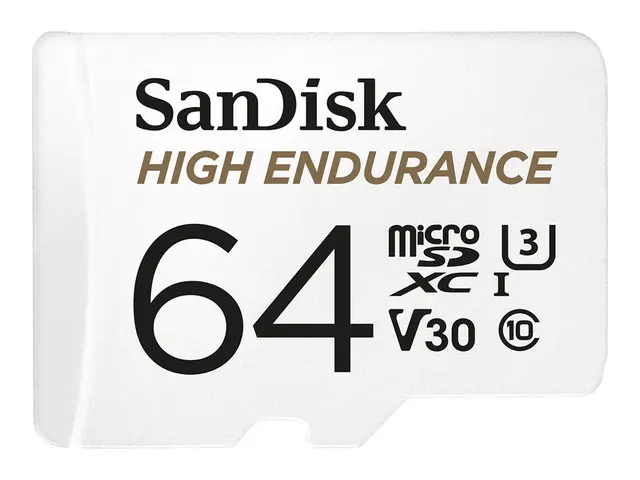 SanDisk High Endurance - Flashminnekort (microSDXC til SD-adapter ...