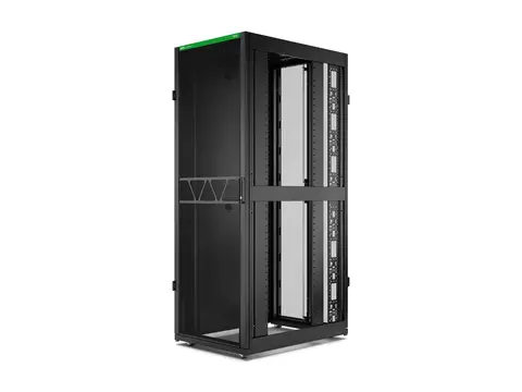 APC NetShelter SX Gen 2 - Rack skap - 2124 H x 750W x 1070D mm, med sider står på gulv - svart - 42U - 19" - TAA-samsvar - for P/N: SMT1000RM1U, SMT750RM1U, SRTL10KRM4UT, SRTL5KRM2UI-HW, SRTL5KRM2UT-HW, SRTL8KRM4UT