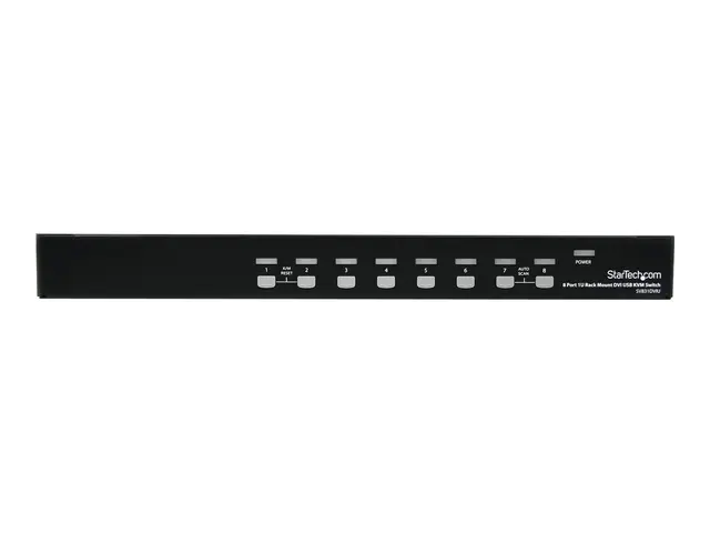 StarTech.com 8 Port 1U Rackmount DVI USB KVM Switch - (SV831DVIU) ...