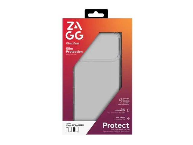 Zagg Clear Protect - Baksidedeksel for mobiltelefon - blank - for ...