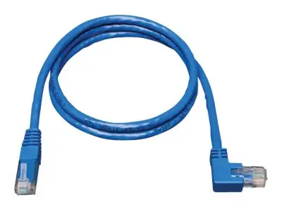 Eaton Tripp Lite Series Right-Angle Cat6 Gigabit Molded UTP Ethern...
