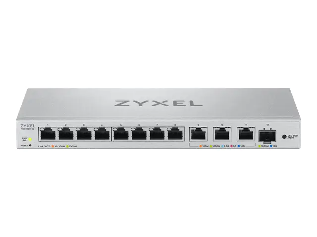 Zyxel XGS1250-12 - Switch Styrt 8 x 10/100/1000 + 3 1/2.5/5/10GBas...