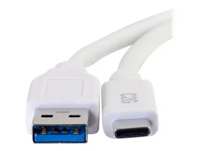 C2G 3ft USB C 3.0 to Cable - A M/M USB-kabel USB-type (hann) til 2...