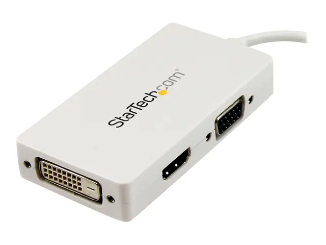 StarTech.com Travel A/V Adapter: 3-in-1 Mini DisplayPort to VGA DV...