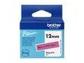 Brother BTAG-P31 - Sort p&#229; lyser&#248;dt Rull (1,2 cm x 4 m) 1 kassett(er) hengeboks - merketape - for P-Touch PT-N10, PT-N20, PT-N25BT