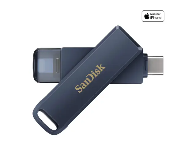 SanDisk Phone Drive - USB-flashstasjon 64 GB USB-C / Lightning met...