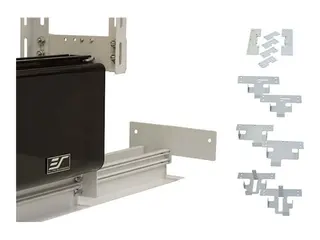 Elite Screens Ceiling Trim Kit ZCU3 - Monteringssett (4 opphengsstenger, 4 takpaneler, 4 monteringsplanker, 12 braketter) for projeksjonsskjerm - metall - hvit - takmonterbar