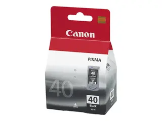 Canon PG-40BK - 16 ml - H&#248;y ytelse - pigmentert svart original - blekkpatron - for FAX JX210; PIXMA iP1800, iP1900, iP2600, MP140, MP190, MP210, MP220, MP470, MX300, MX310