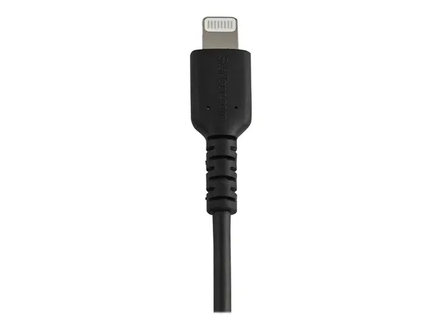 StarTech.com 15cm(6 in) Durable Black USB-A to Lightning Cable, He...