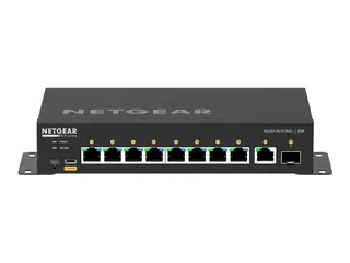 NETGEAR AV Line M4250-9G1F-PoE+ - Switch L3 - Styrt - 8 x 10/100/1000 (8 PoE+) + 1 x 10/100/1000 + 1 x Gigabit SFP - side til side-luftflyt - stasjon&#230;r - PoE+ (110 W)