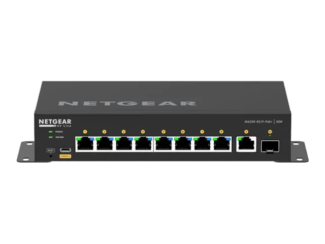 NETGEAR AV Line M4250-9G1F-PoE+ - Switch L3 Styrt 8 x 10/100/1000 ...