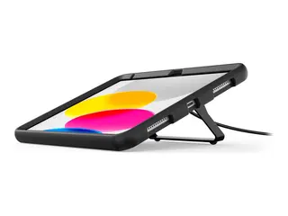 Compulocks iPad mini 8.3" Secured Kickstand Beskyttelsesboks baksidedeksel for nettbrett - stativ - gummi, metall - svart - for Apple 10.9-inch iPad (10. generasjon)
