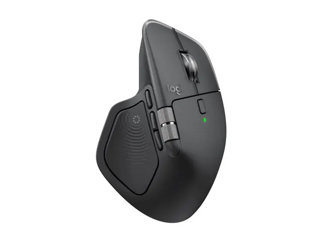 Logitech MX Master 4 - Mus 8 knapper trådløs Bluetooth, 2.4 GHz US...